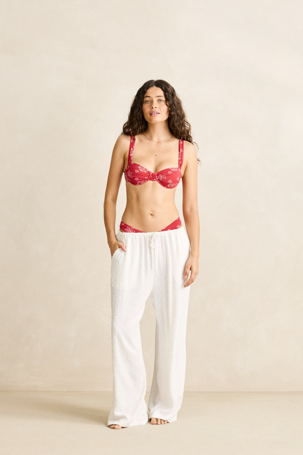 Rhythm Leni Beach Pant White