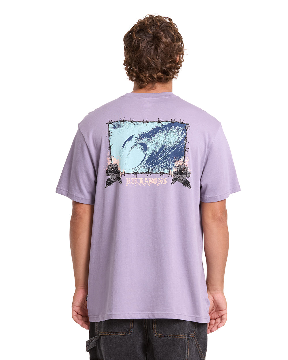 Billabong Tear Premium SS T-Shirt Purple Ash