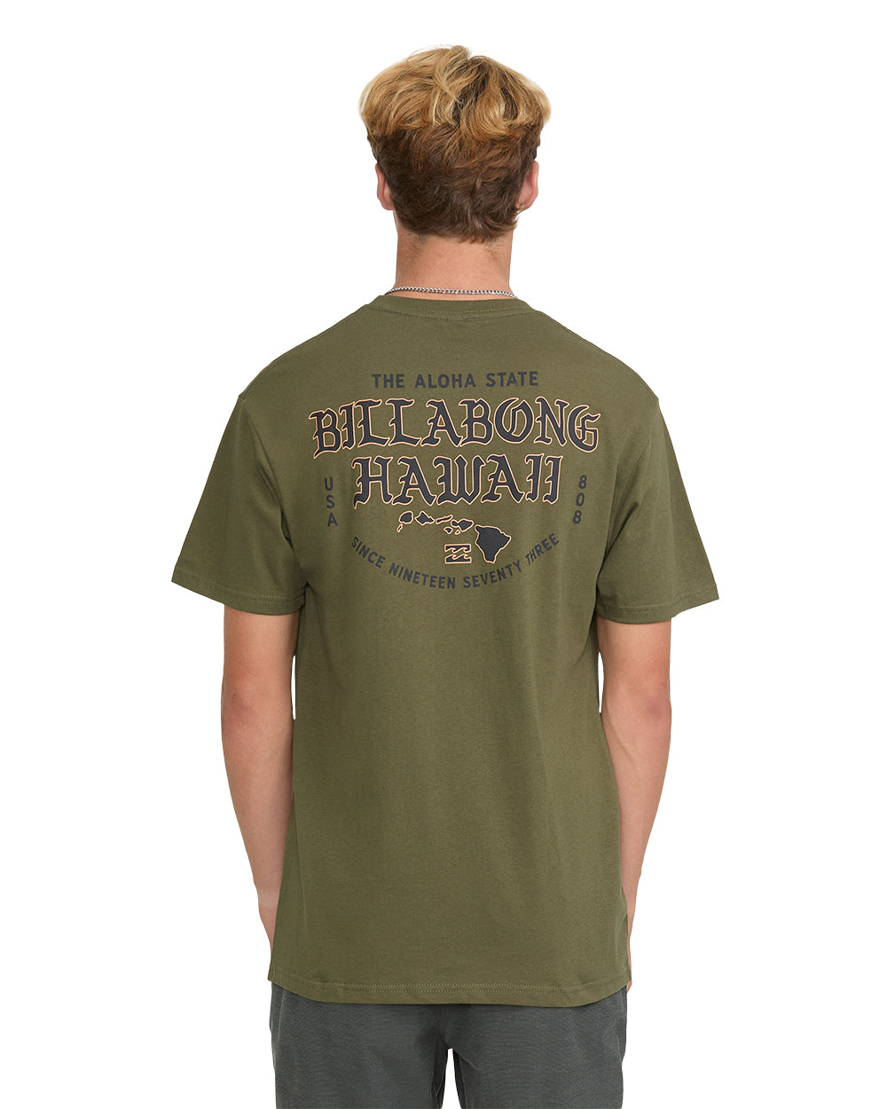 Billabong Island Chain HI Basic SS T-Shirt Military