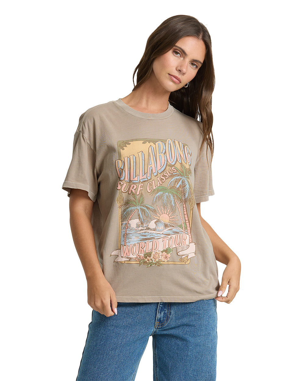 Billabong Surf Classic SS Tee Cobblestone