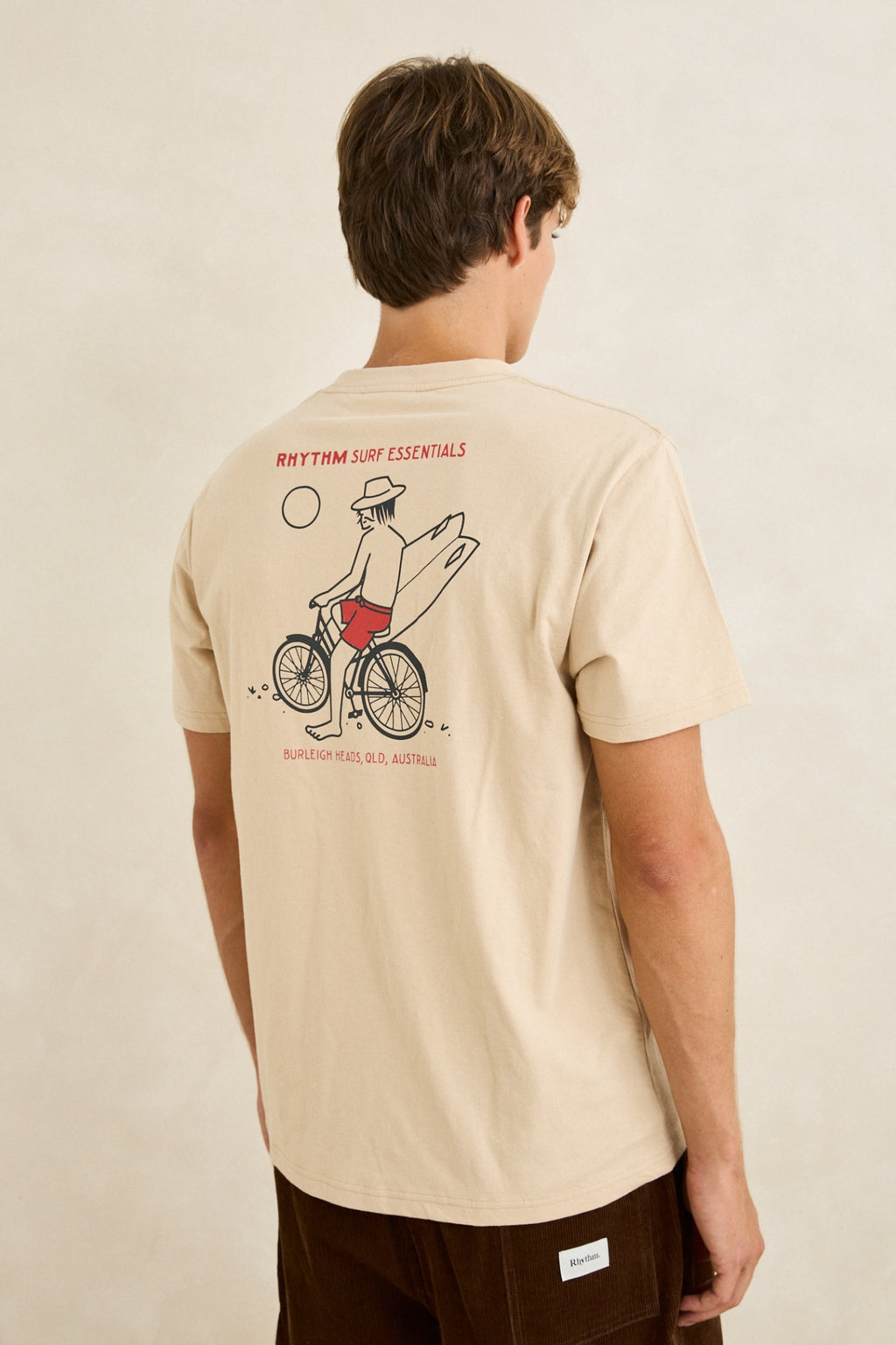 Rhythm Bike Wanderer SS T-Shirt Sand