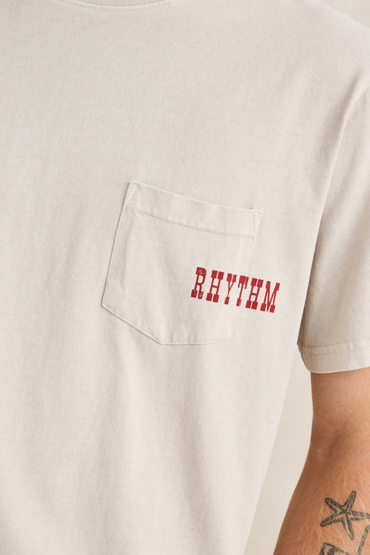 Rhythm Durango Vintage Pocket SS T-Shirt Moonrock