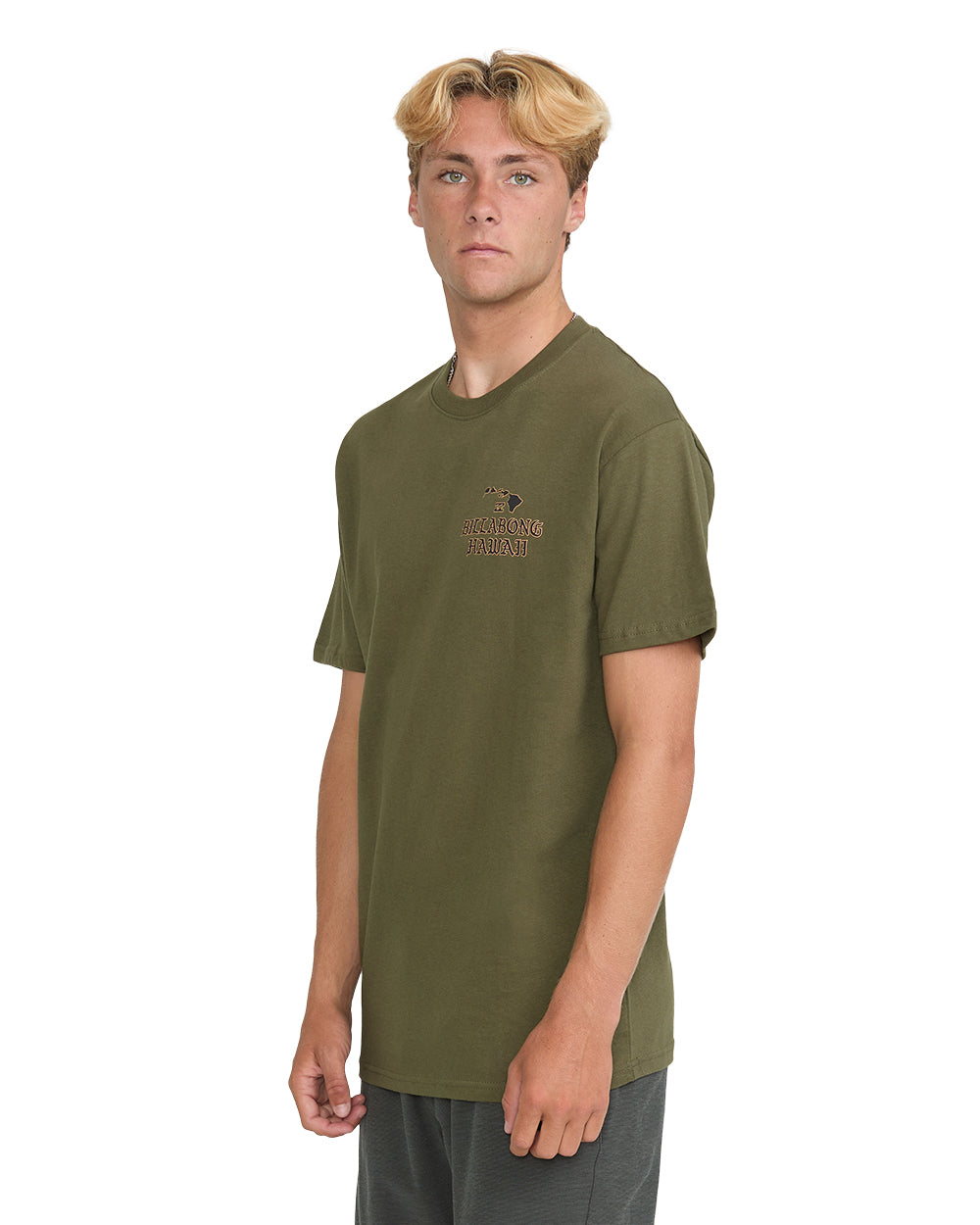 Billabong Island Chain HI Basic SS T-Shirt Military