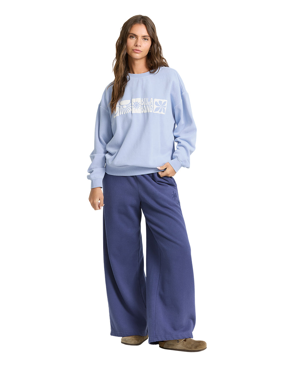 Billabong Ride In Crew Fleece Cornflower