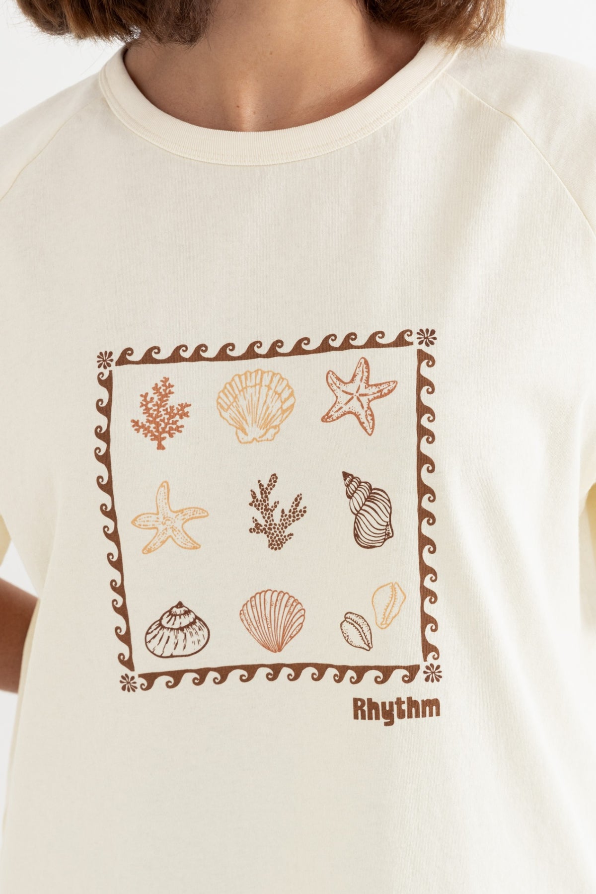 Rhythm Sea Ranch Shell Tee Vintage White