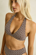 Rhythm Dreamer Halter Top Chocolate