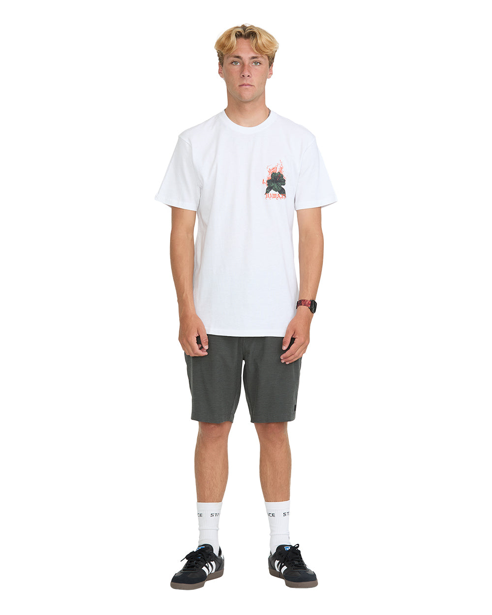 Billabong Oahu HI Basic SS T-Shirt White