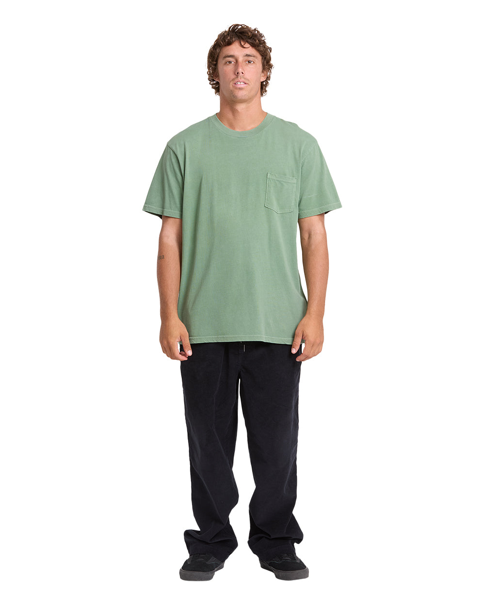 Billabong Essential Pocket WW Premium SS T-Shirt Hedge Green