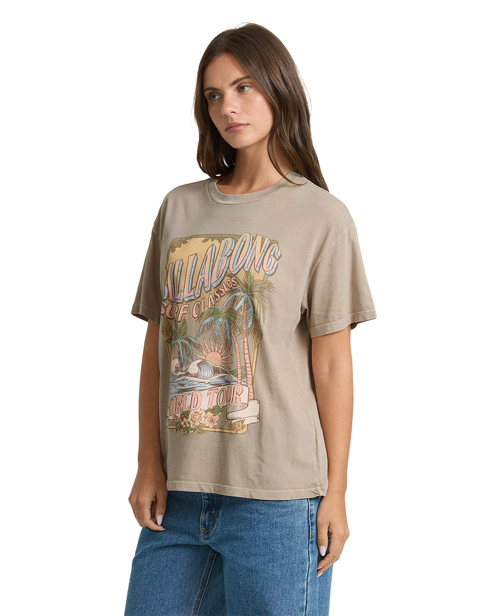 Billabong Surf Classic SS Tee Cobblestone