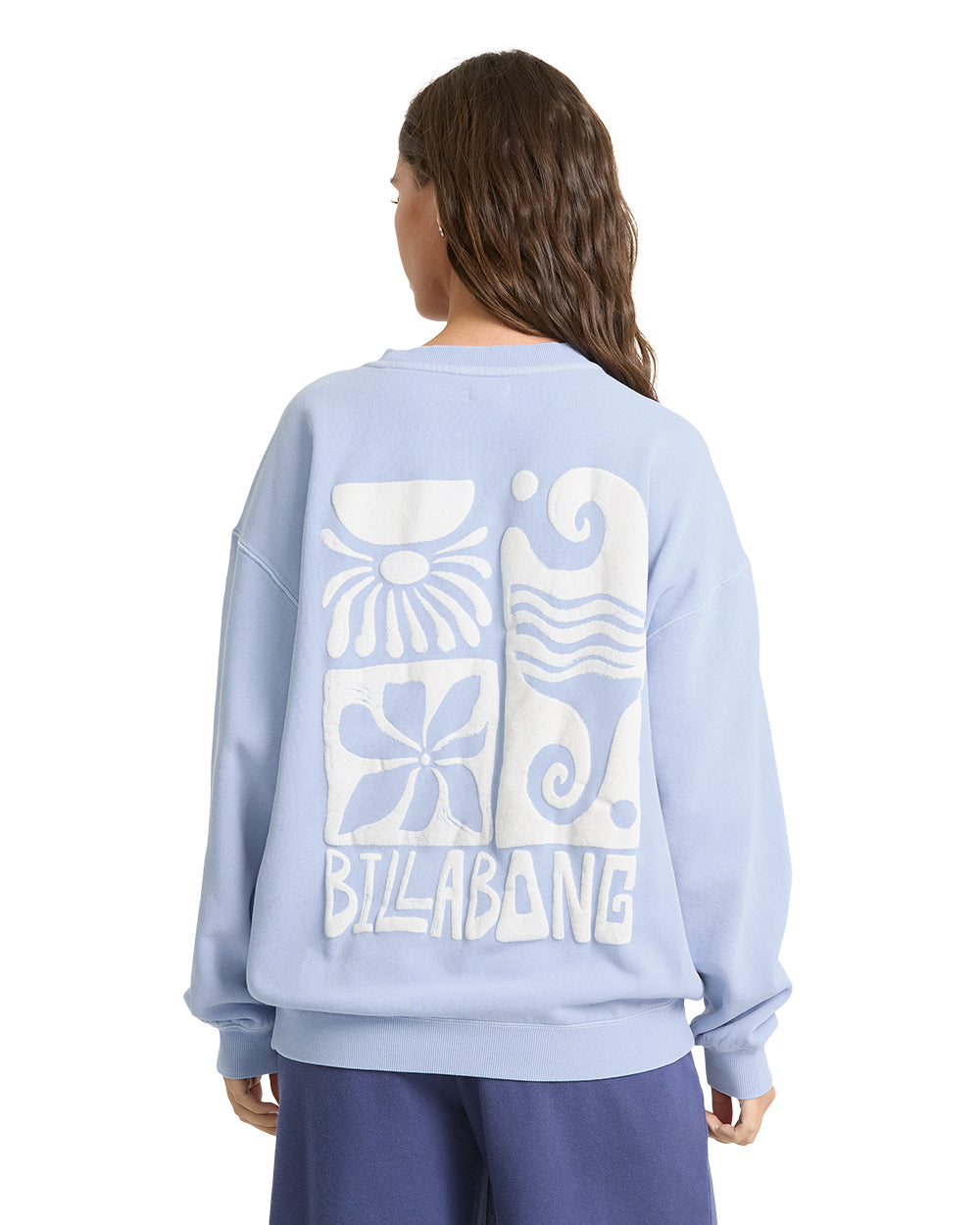 Billabong Ride In Crew Fleece Cornflower
