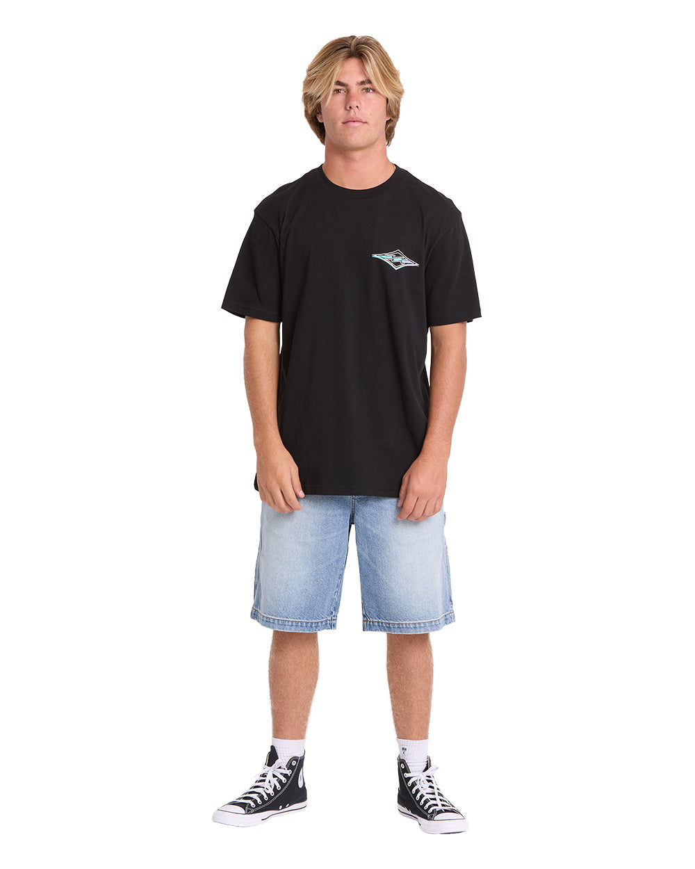 Billabong Crayon Wave Premium SS T-Shirt Black