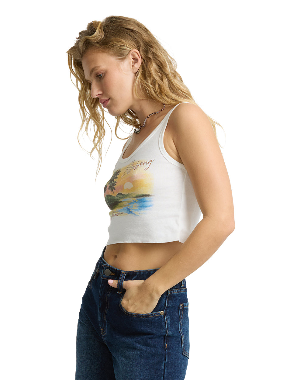 Billabong Tropical Dreamin Tank Salt Crystal