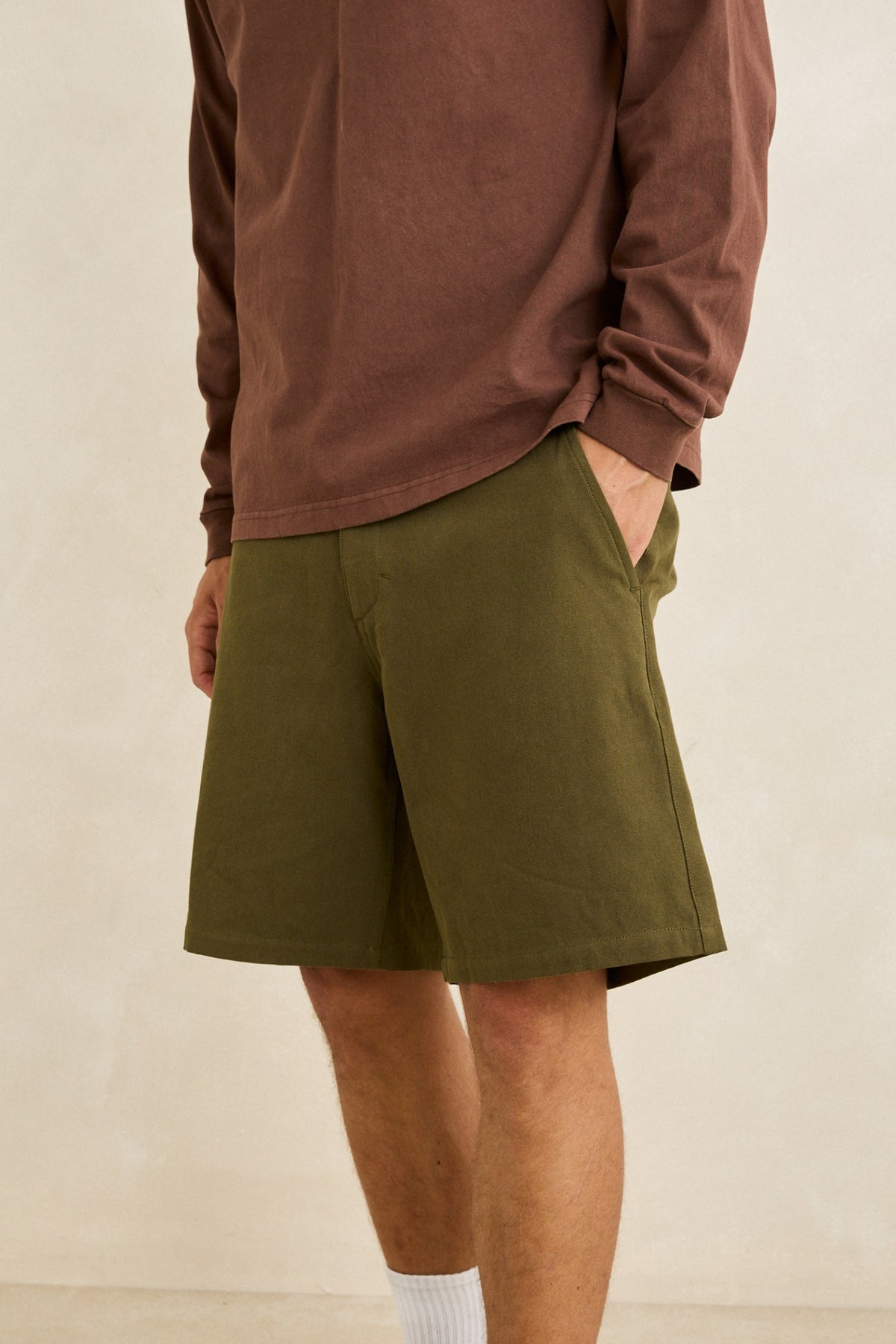 Rhythm Canvas Work Short Olive