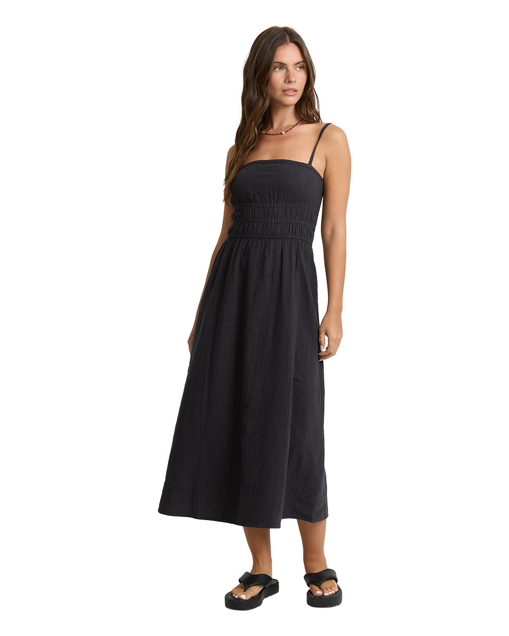 Billabong In The Sky 2 Midi Dress Black Sands