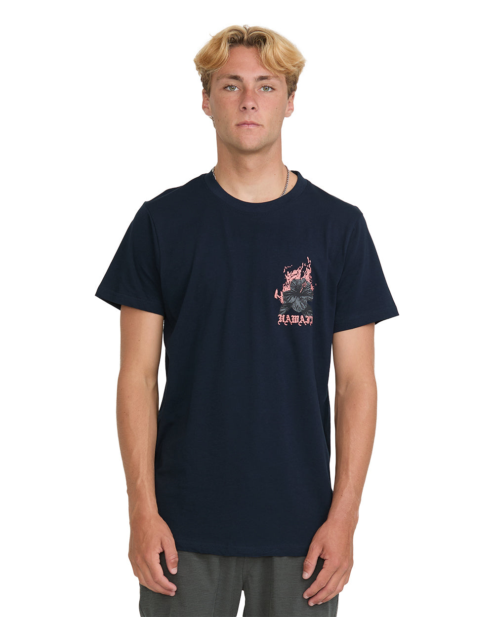 Billabong Oahu HI Basic SS T-Shirt Navy