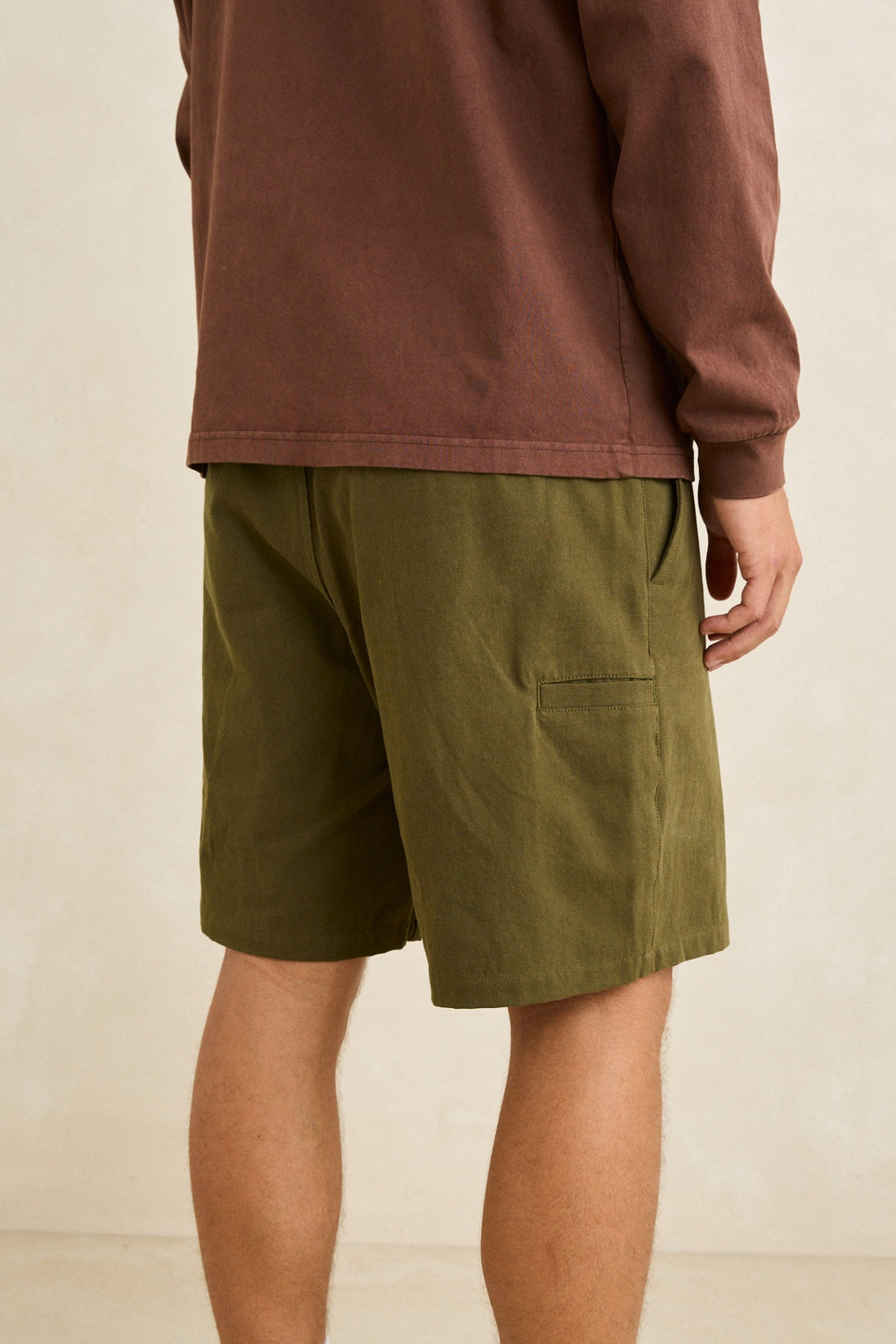 Rhythm Canvas Work Short Olive