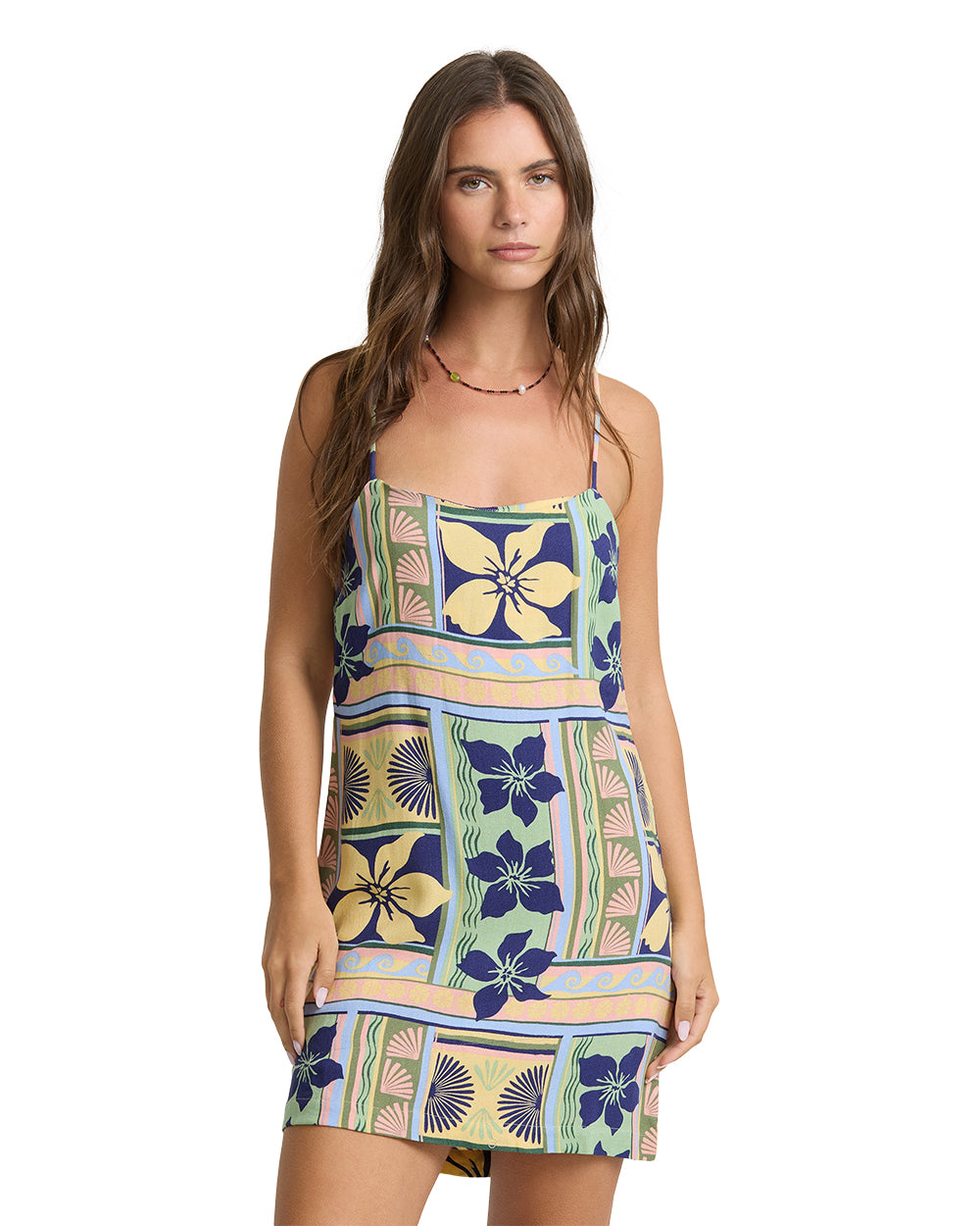 Billabong Feel Good Mini Dress Classic Navy