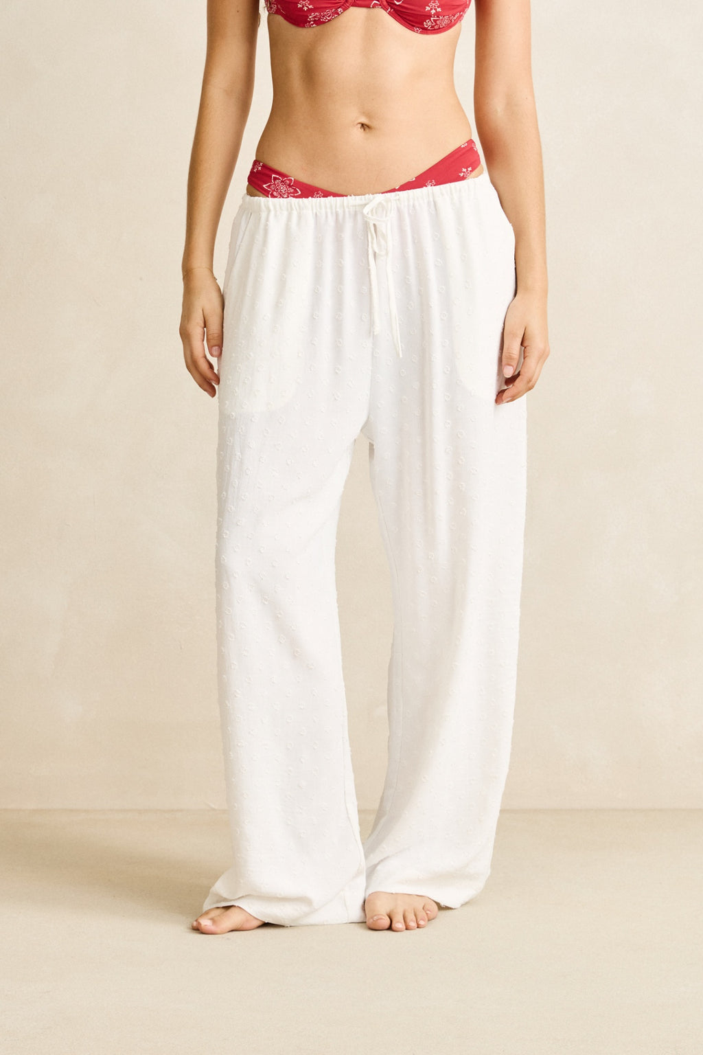 Rhythm Leni Beach Pant White