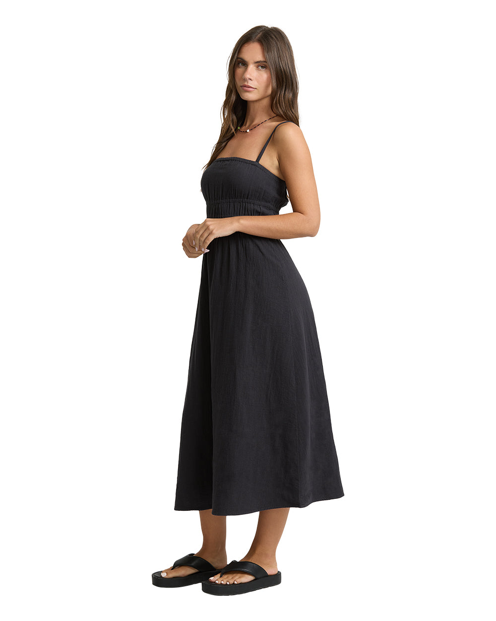 Billabong In The Sky 2 Midi Dress Black Sands