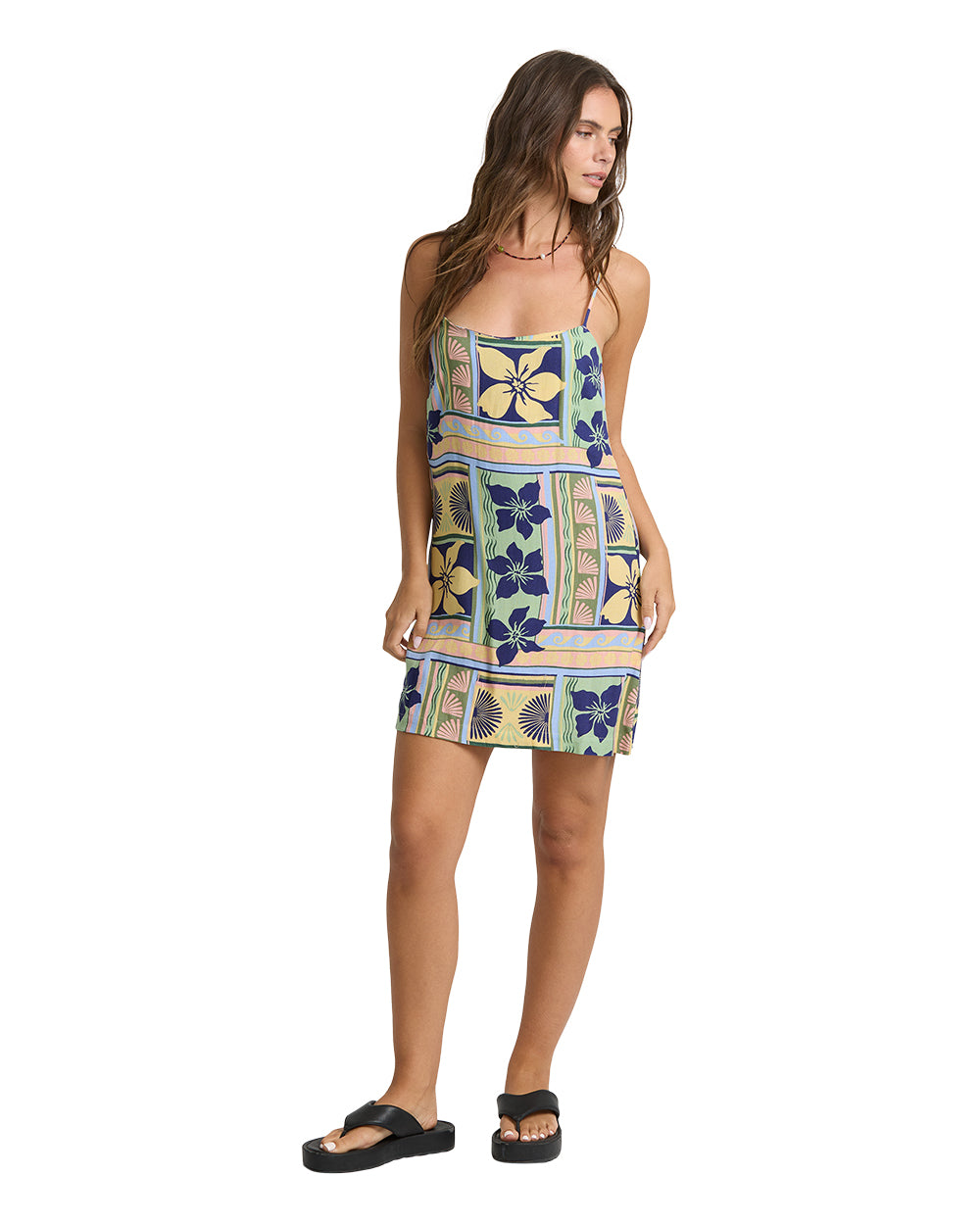 Billabong Feel Good Mini Dress Classic Navy