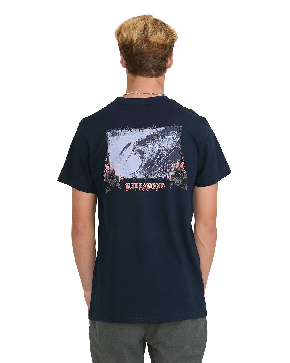 Billabong Oahu HI Basic SS T-Shirt Navy