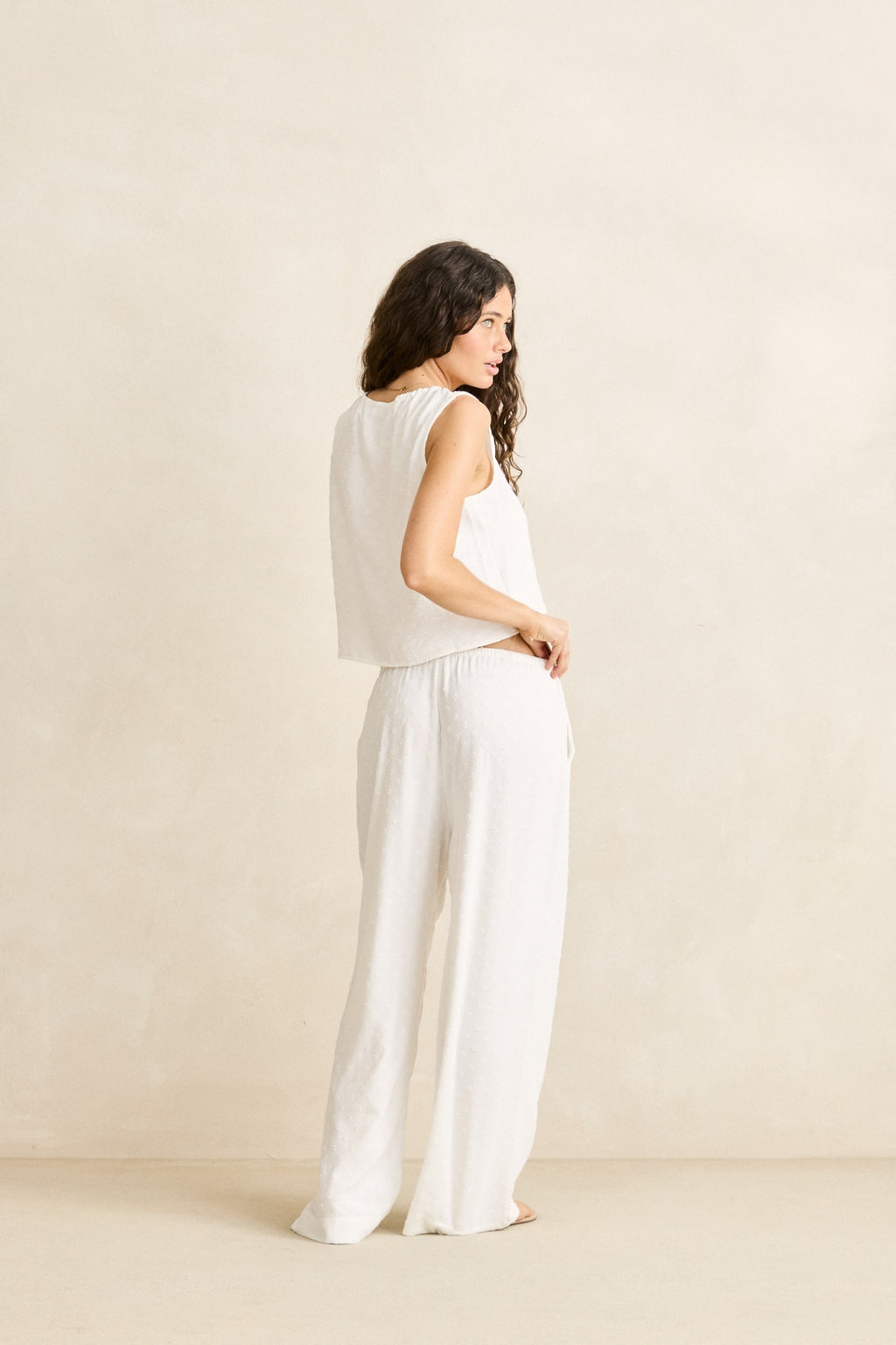 Rhythm Leni Vest Top White