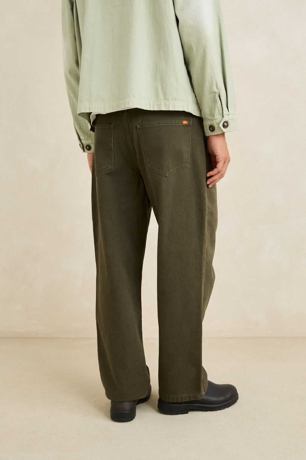 Rhythm Essential Relaxed Straight Jean Dark Olive