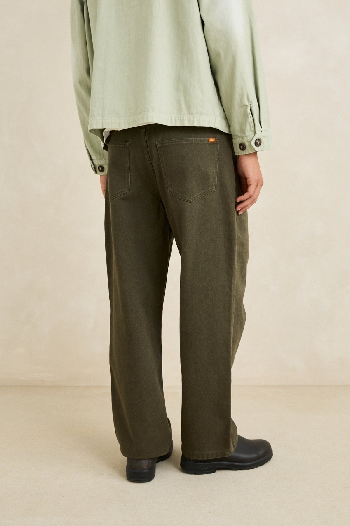 Rhythm Essential Relaxed Straight Jean Dark Olive