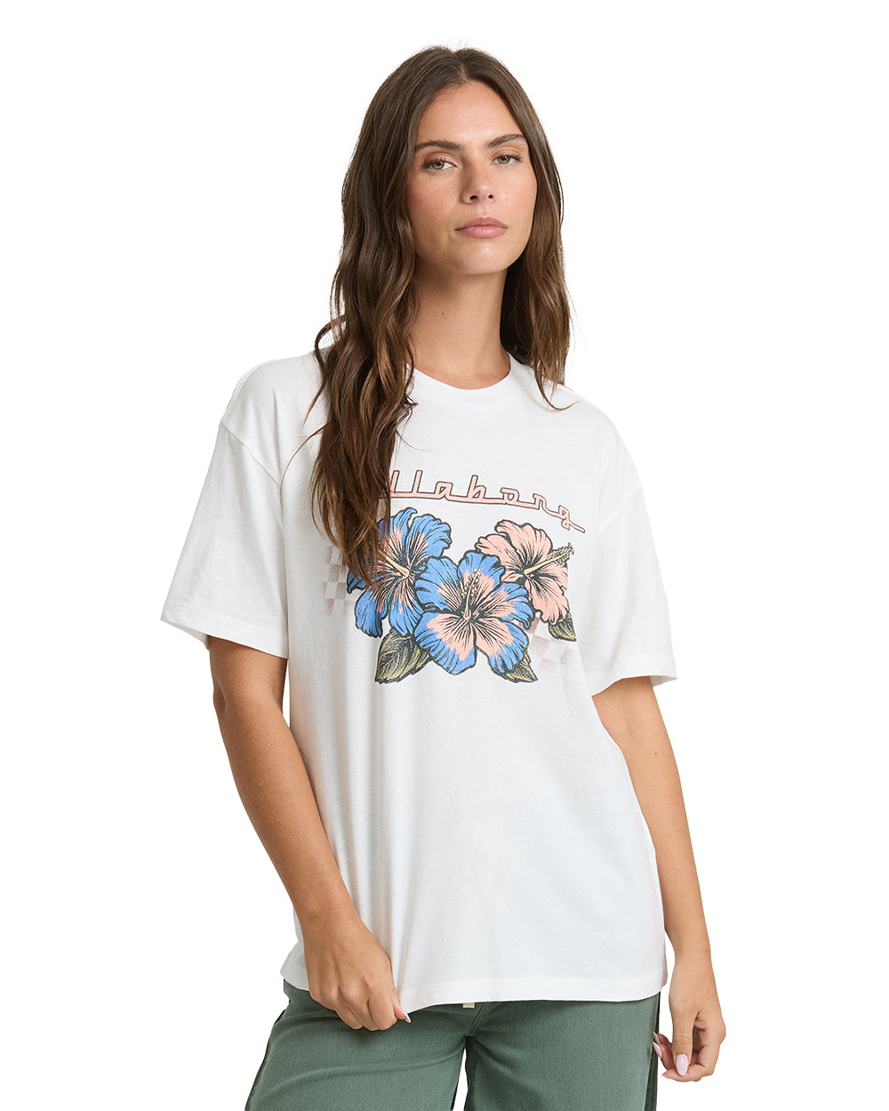 Billabong Racing Hearts SS Tee Salt Crystal