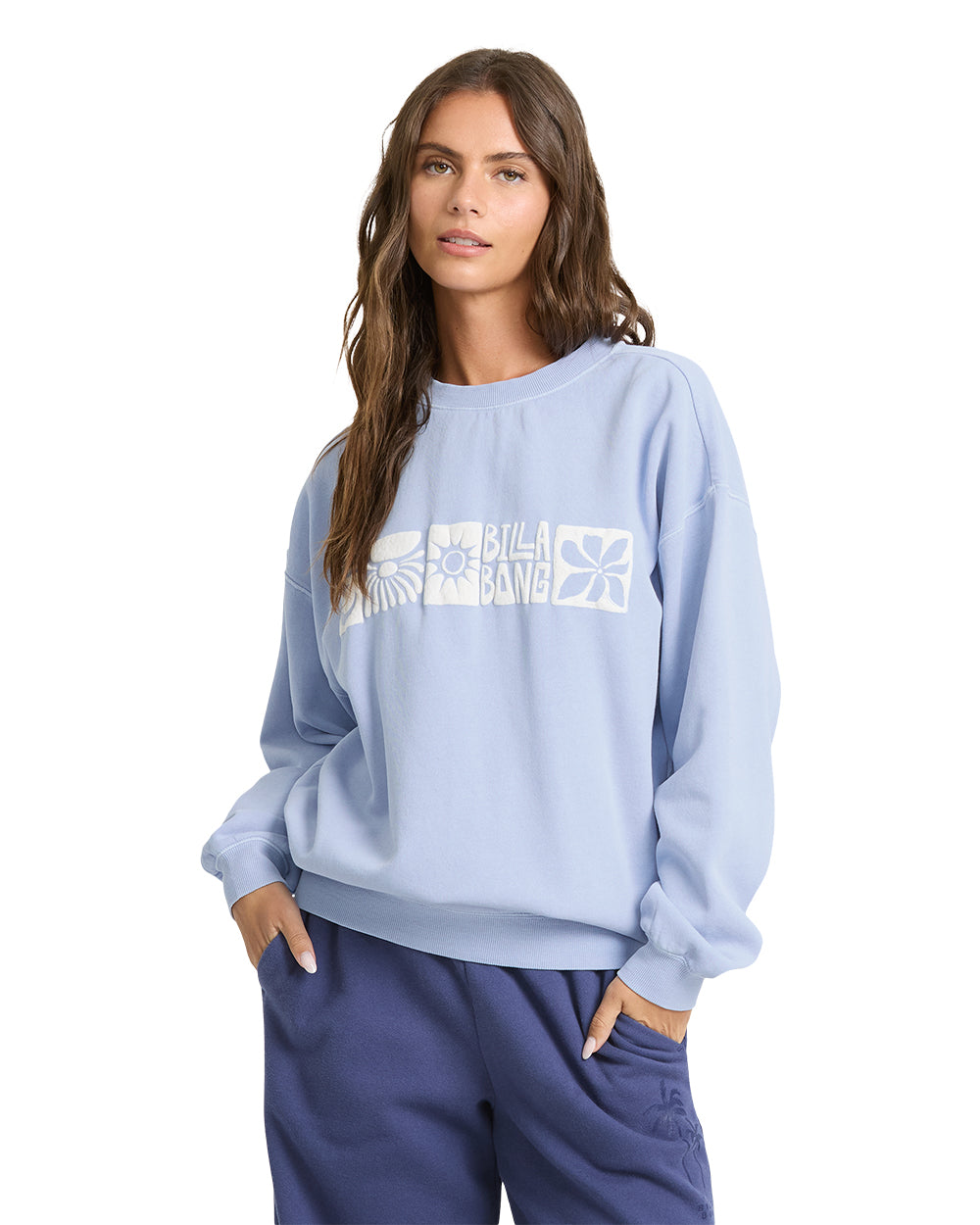 Billabong Ride In Crew Fleece Cornflower