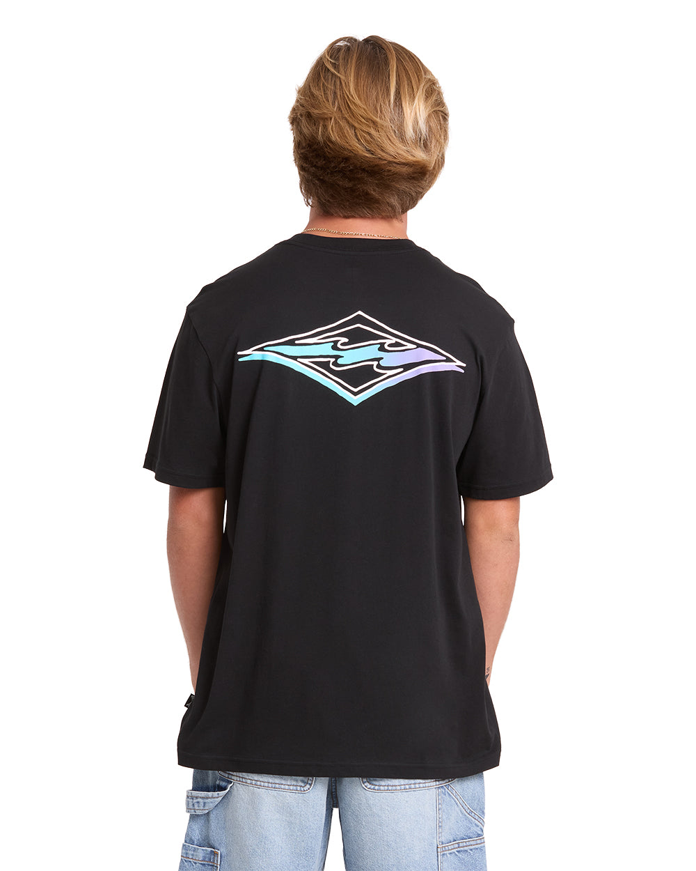 Billabong Crayon Wave Premium SS T-Shirt Black