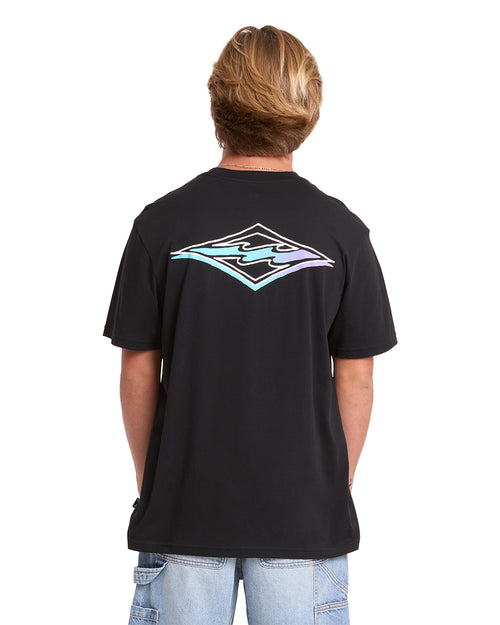 Billabong Crayon Wave Premium SS T-Shirt Black