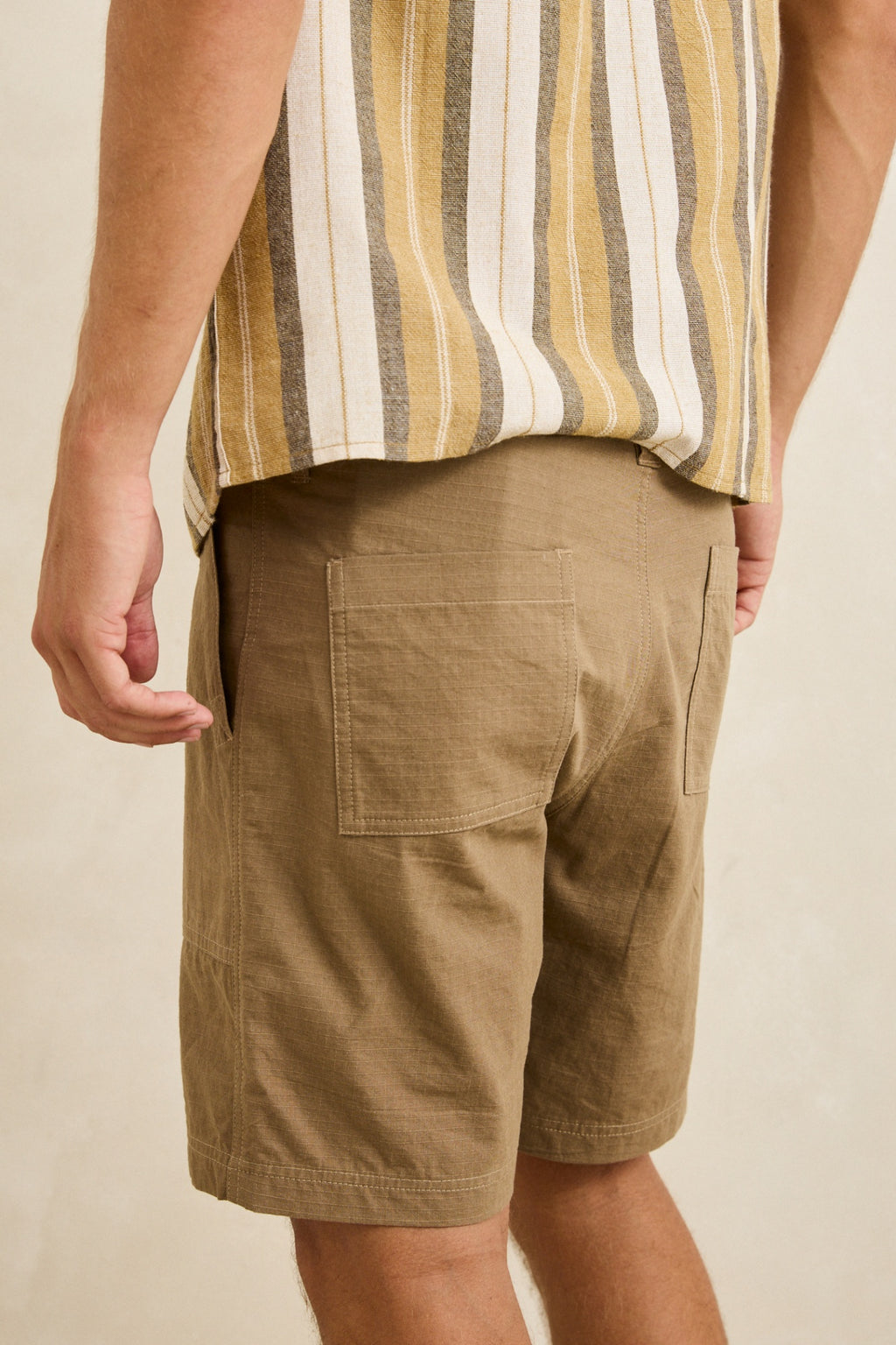 Rhythm Worn Path Ripstop Short Fatigue