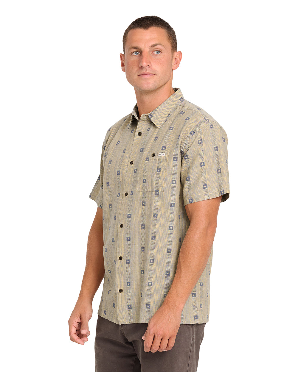 Billabong Sundays Jacquard SS Shirt Pale Khaki