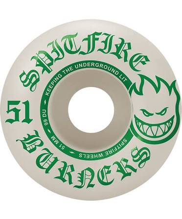 Spitfire SF BURNERS 51MM 99A White/Green
