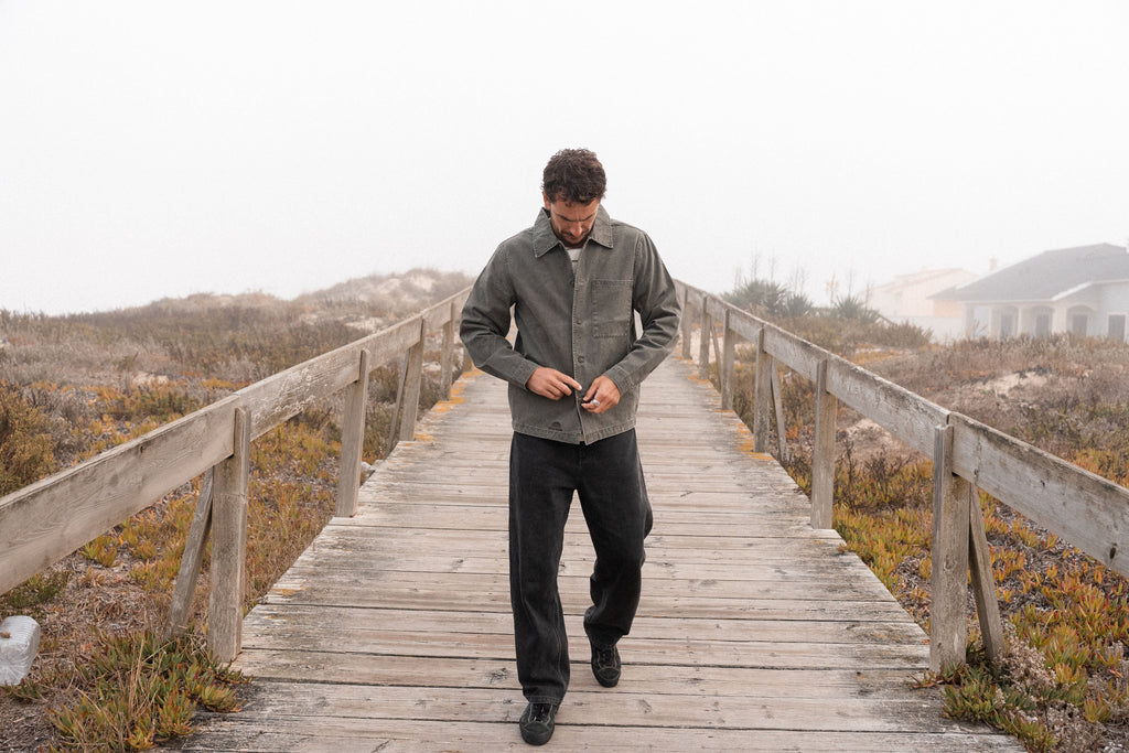 Rhythm Field Guide LS Shirt Stone