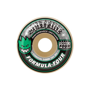 Spitfire F4 101a Conical 53mm Wheels White/Green/Black