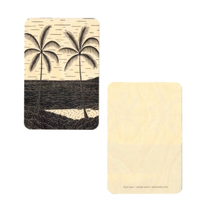 Kean Arts Inc. Split Peak 4x6 Wooden Card