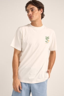 Rhythm Trees SS T-Shirt Vin White