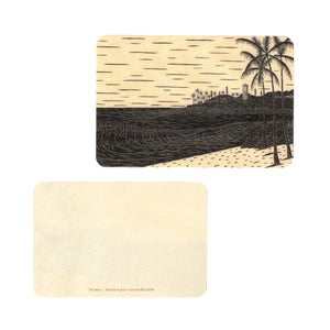 Kean Arts Inc. The Bay 4x6 Wooden Card