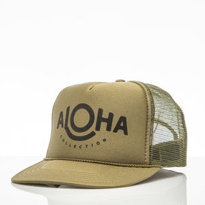 Aloha Collection Aloha Trucker Black/Khaki Green