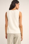 Rhythm Adele Longline Knit Vest White