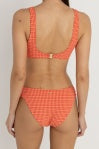 Rhythm Lola Check Crop Top Red