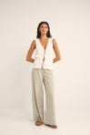 Rhythm Adele Longline Knit Vest White