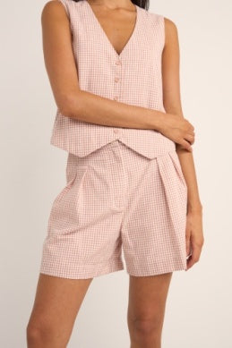 Rhythm Lola Check Short Pink