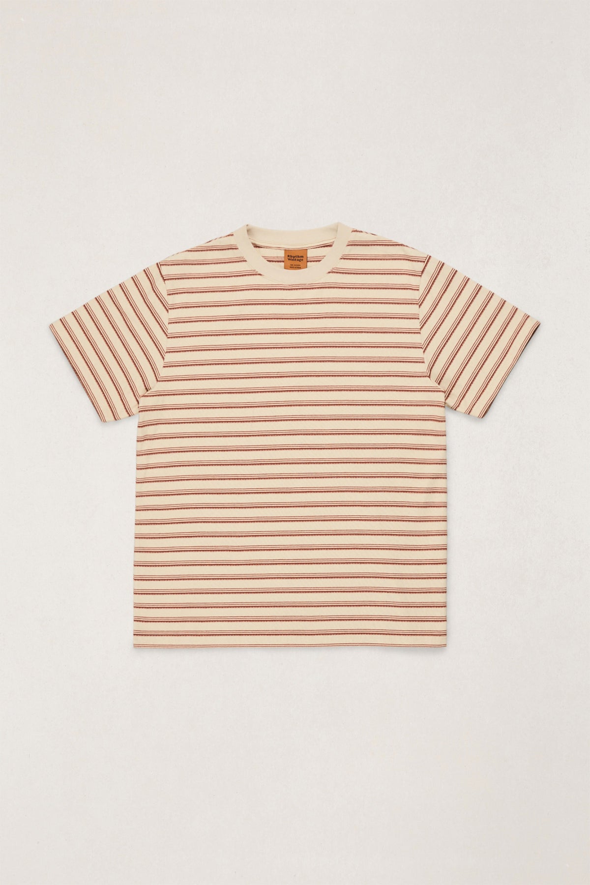 Rhythm Vintage Stripe SS T-Shirt Natural