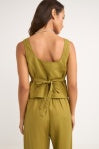 Rhythm Maya Vest Top Olive