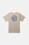 Rhythm Swerve Sun SS T-Shirt Moonrock