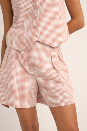 Rhythm Lola Check Short Pink