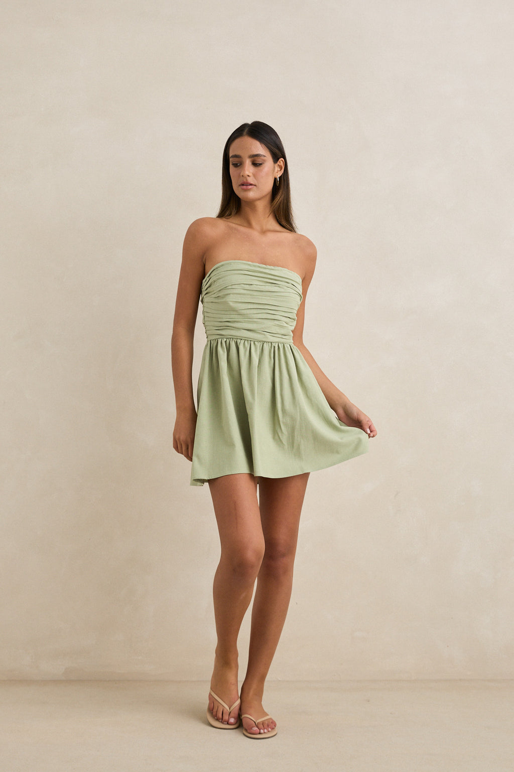 Rhythm Mila Mini Dress Palm